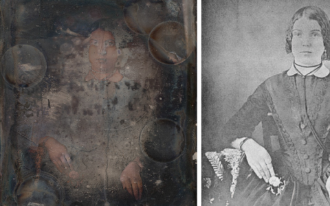 粒子加速器如何帮助修复19世纪受损的图像