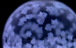 肥皂泡如何冻结成“雪球”