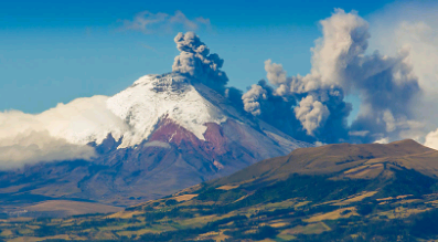 这座火山在火山爆发后显露出独特的声音