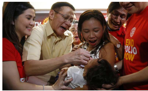 宣布爆发后 菲律宾确认了第二例脊髓灰质炎病例