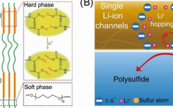 单一锂离子通道聚合物粘合剂稳定硫阴极