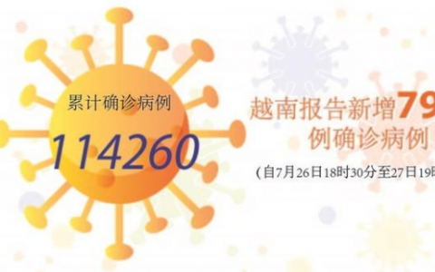7月28日越南胡志明疫情最新数据公布  越南新增新冠确诊7913例
