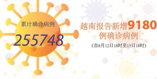 8月14日越南胡志明疫情最新实时数据公布  越南昨日新增确诊9180例