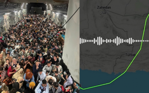音频曝光！640名阿富汗人挤爆美军机逃离 塔台听完2次惊呼“天呐”【图】