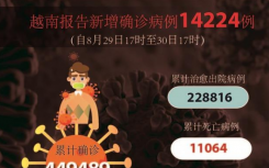 8月31日越南胡志明平阳疫情最新数据公布  越南昨日新增新冠确诊14224例