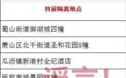 12月13日杭州萧山疫情最新消息公布   萧山目前有12个疫情隔离点？假的