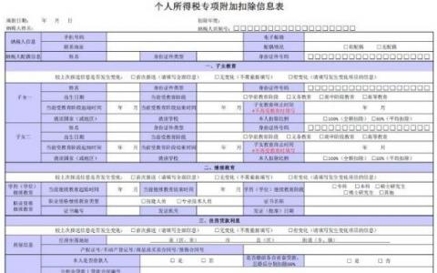 个人所得税专项扣除表怎么填写最新内容介绍2022  个人所得税专项扣除是什么意思是要交钱吗？